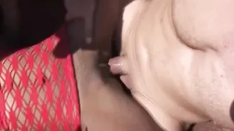 Wild African orgy with rough deepthroating, facial, and rough big dick action