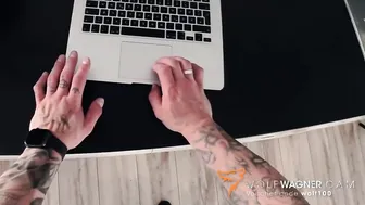 Adrienne Kiss - WolfWagnercom: Public POV MILF Fucks on Couch & Gets a Messy Cum Load on Her Belly