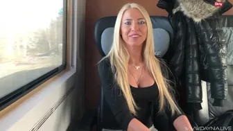 Dirty Ron1975 and Daynia in Hamburg: Public sex with a kinky blonde bitch