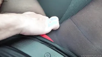 Daynia gets her German ass pounded hard in public & takes a hot load in her mouth