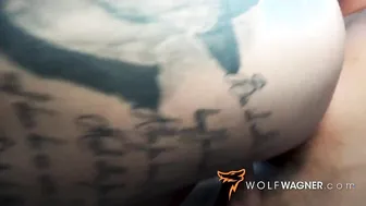 Harleen Van Hynten gets pounded hard in public & swallows cum like a champ! Wolfwagner Originals