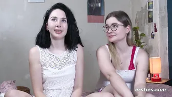 German student with strapon gets her pussy licked & fingered by her sexy friend