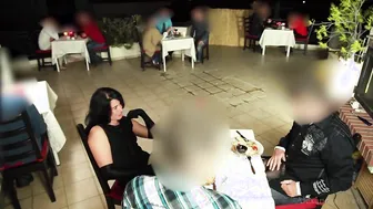 AlexandraWett gives a hot public handjob & takes a cumshot in the end!
