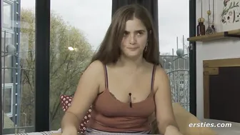 German Hairy Babe Fingers Her Tight Ass & Masturbates to Orgasm