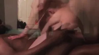 Redhead MILF with thick curves rides BBC like a pro