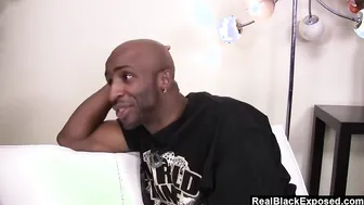 Alexis Silver, the busty ebony babe, gets her big tits and ass pounded hard and deep