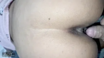 Anny Kitty & Antoine Stark: Young stepdaughter caught spying on bed with big tits & ass