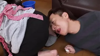 Riri Shiraki's Japanese housekeeper yearns for a creampie