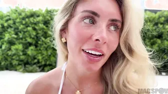 Bonnie Blue moans as JMac slams her tight pussy from behind and fucks her in reverse cowgirl position
