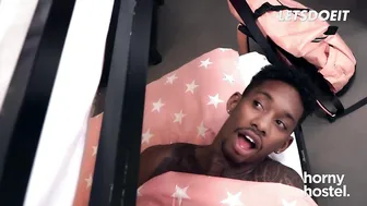 Lya Missy and Jesus Reyes get wild with BBC in a hostel room