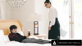 Dana Vespoli & Ricky Spanish teach their patient how to ride like a pro in modern-day sins